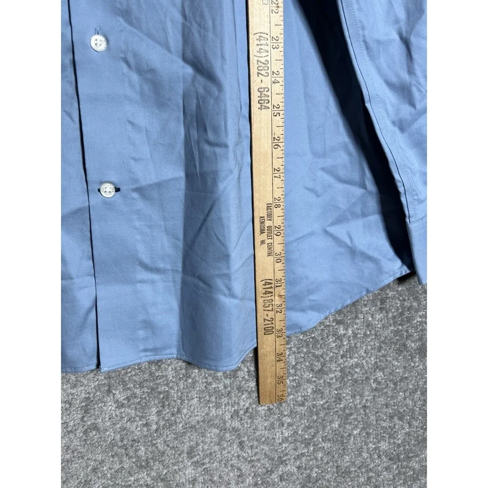 Banana Republic‎ Slim Fit Button Up Dress Shirt Mens Size XXL Blue Non Iron New